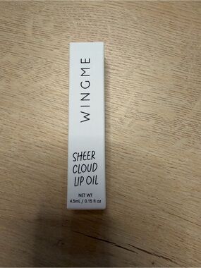 Wingme Sheer Cloud Lip Oil - BISOU -Hydrating Shine (White Packaging)